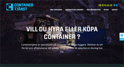 Desktop Screenshot of containertjanst.se